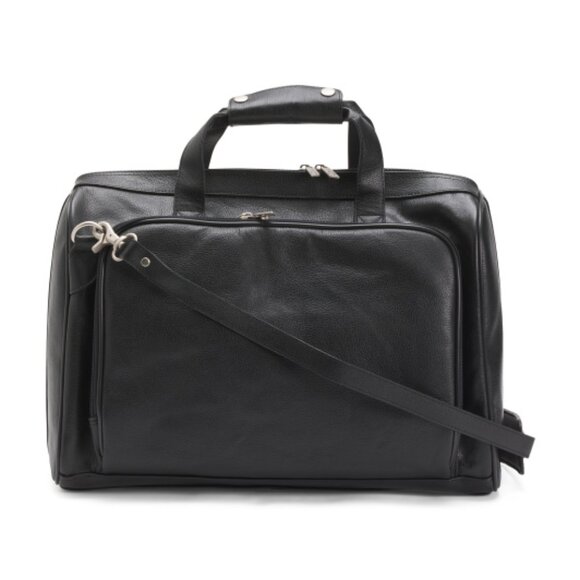 AMERILEATHER 16in Leather Weekender Bag